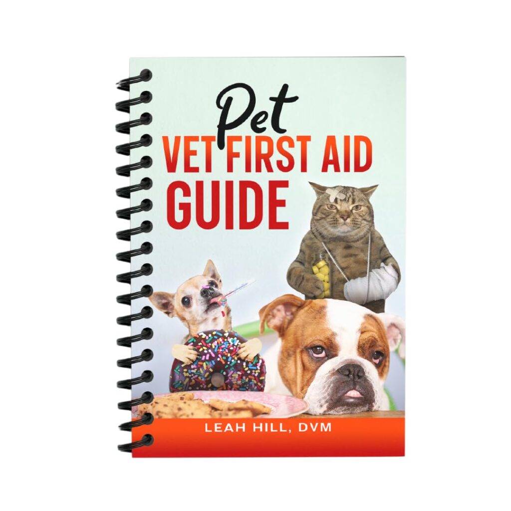 Pet Vet First Aid Book Guide for Dogs & Cats