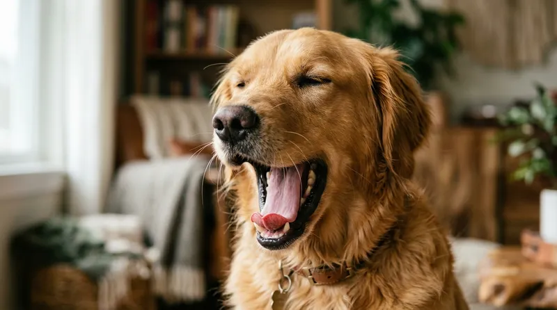 dog yawning as a sign of stress