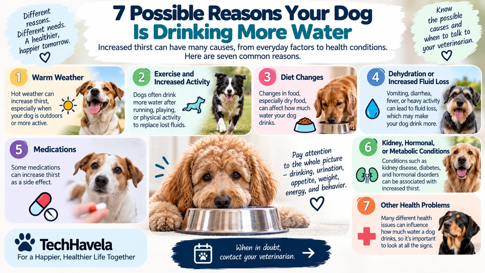 7 possible reasons your dog is drinking more water