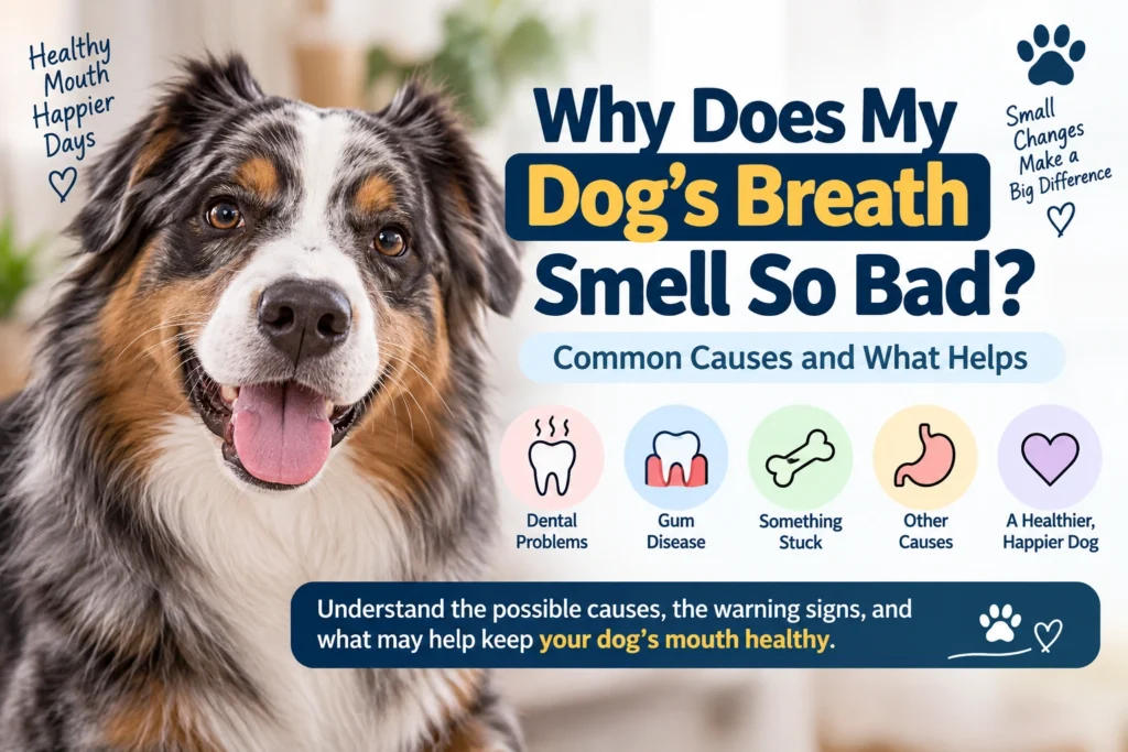 Why does my dog's breath smell so bad