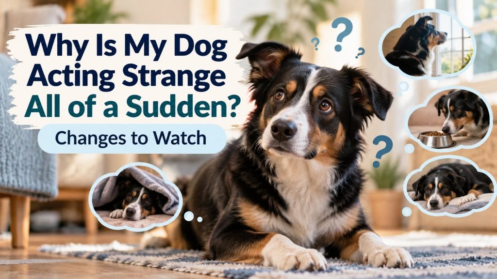 Why Is My Dog Acting Strange All of a Sudden
