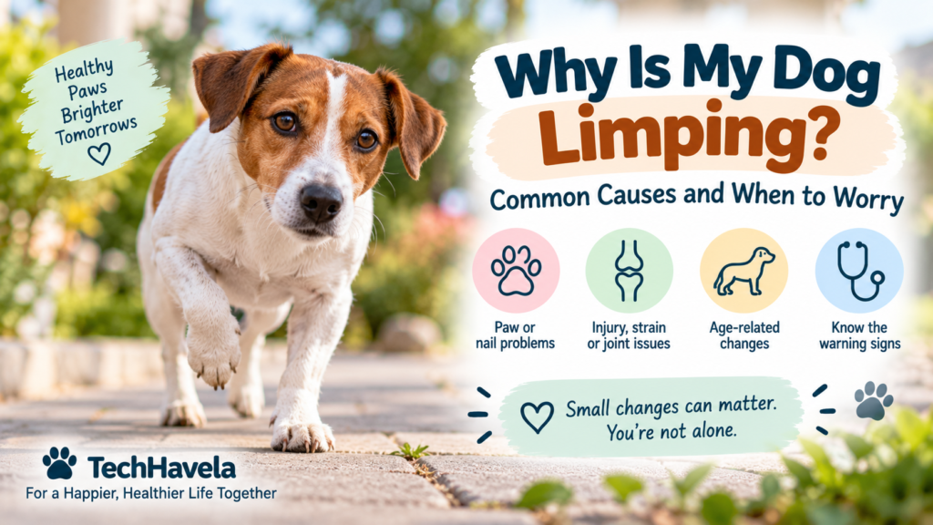 Why Is My Dog Limping - dog walking with a limp and possible causes