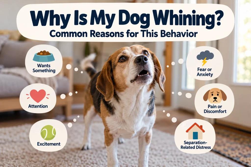Why is my dog whining? Common reasons dogs whine